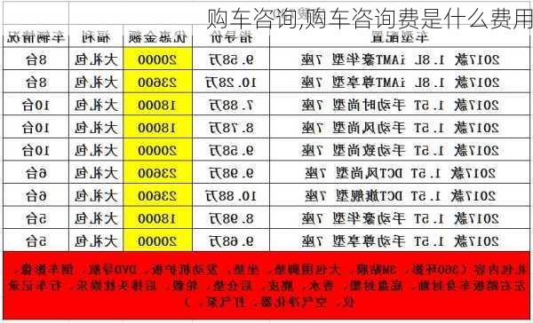 购车咨询,购车咨询费是什么费用