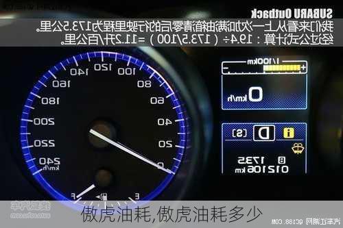 傲虎油耗,傲虎油耗多少