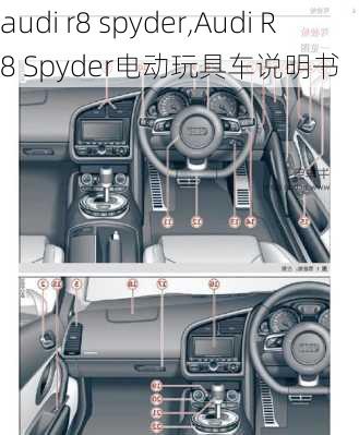 audi r8 spyder,Audi R8 Spyder电动玩具车说明书