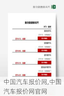 中国汽车报价网,中国汽车报价网官网