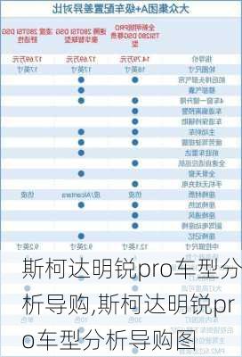 斯柯达明锐pro车型分析导购,斯柯达明锐pro车型分析导购图