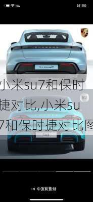 小米su7和保时捷对比,小米su7和保时捷对比图