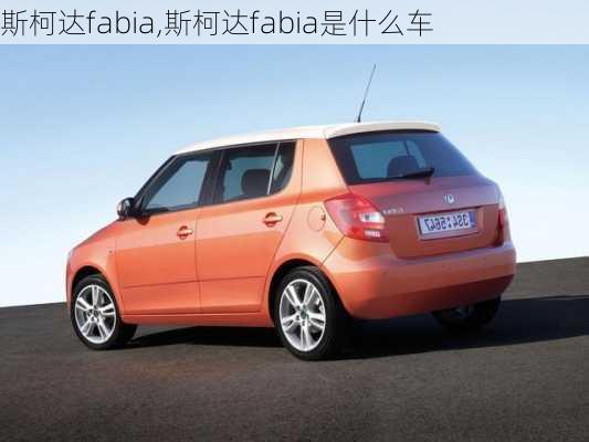 斯柯达fabia,斯柯达fabia是什么车