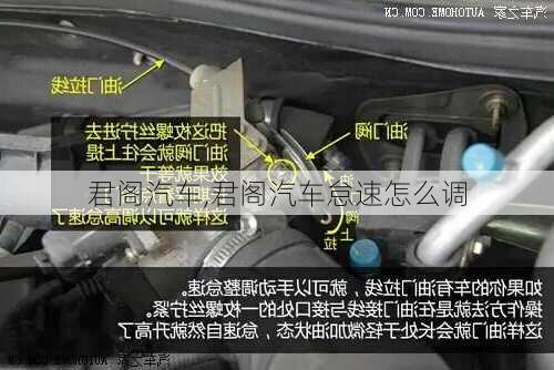 君阁汽车,君阁汽车怠速怎么调