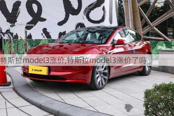 特斯拉model3涨价,特斯拉model3涨价了吗