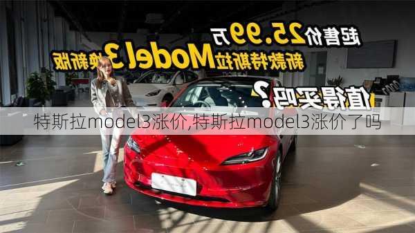 特斯拉model3涨价,特斯拉model3涨价了吗