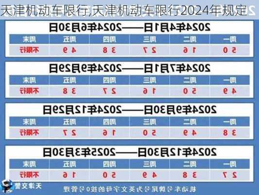 天津机动车限行,天津机动车限行2024年规定