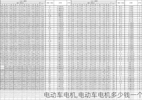 电动车电机,电动车电机多少钱一个