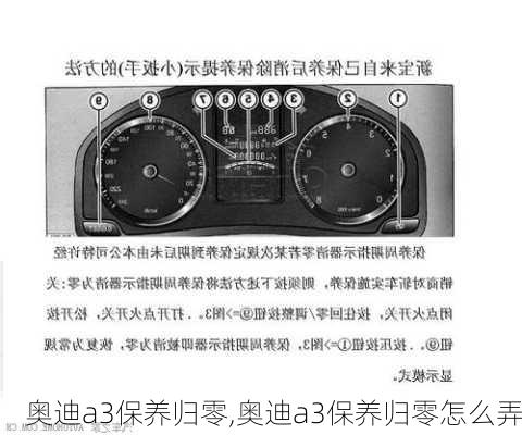 奥迪a3保养归零,奥迪a3保养归零怎么弄