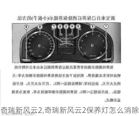 奇瑞新风云2,奇瑞新风云2保养灯怎么消除