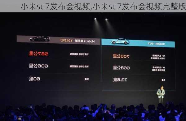 小米su7发布会视频,小米su7发布会视频完整版