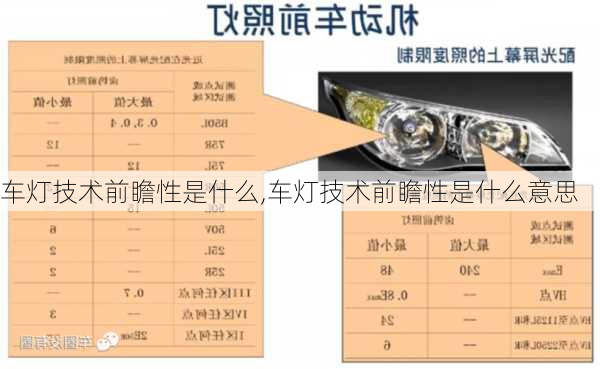 车灯技术前瞻性是什么,车灯技术前瞻性是什么意思