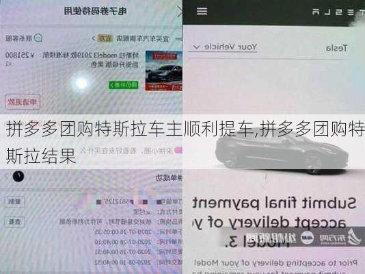 拼多多团购特斯拉车主顺利提车,拼多多团购特斯拉结果