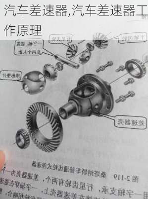 汽车差速器,汽车差速器工作原理