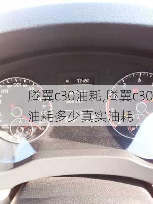 腾翼c30油耗,腾翼c30油耗多少真实油耗