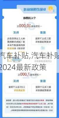 汽车补贴,汽车补贴2024最新政策