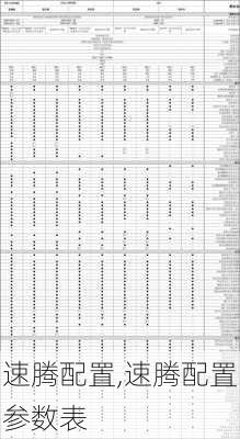 速腾配置,速腾配置参数表