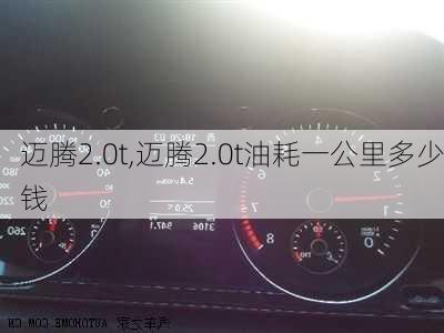 迈腾2.0t,迈腾2.0t油耗一公里多少钱