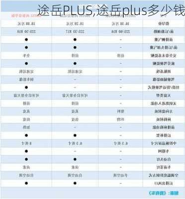 途岳PLUS,途岳plus多少钱