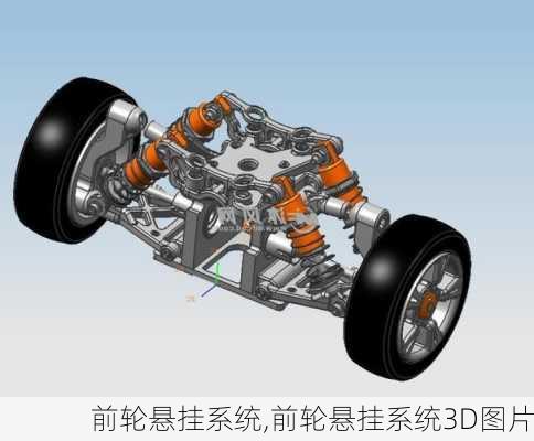 前轮悬挂系统,前轮悬挂系统3D图片