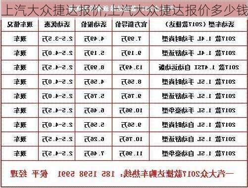 上汽大众捷达报价,上汽大众捷达报价多少钱