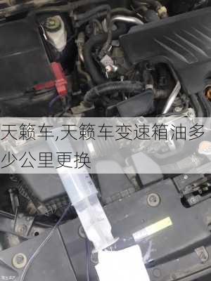 天籁车,天籁车变速箱油多少公里更换