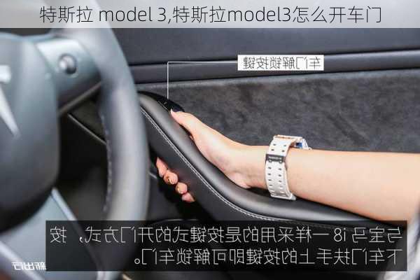 特斯拉 model 3,特斯拉model3怎么开车门