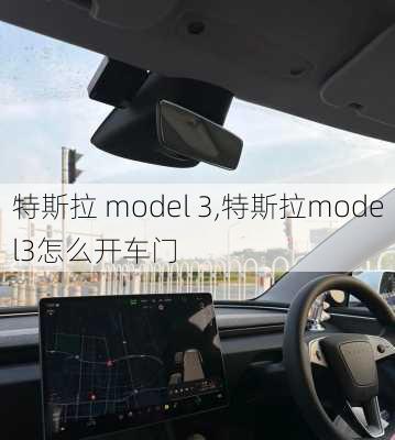 特斯拉 model 3,特斯拉model3怎么开车门