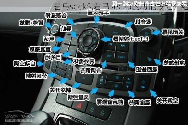 君马seek5,君马seek5的功能按键介绍