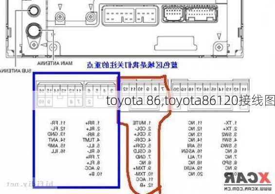 toyota 86,toyota86120接线图