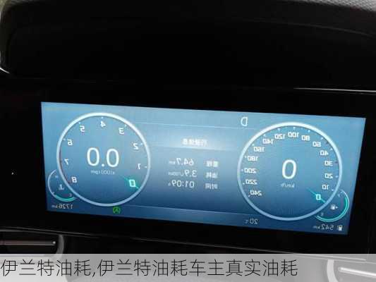 伊兰特油耗,伊兰特油耗车主真实油耗