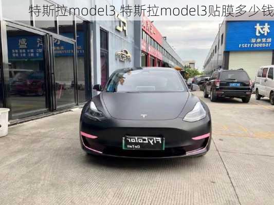 特斯拉model3,特斯拉model3贴膜多少钱