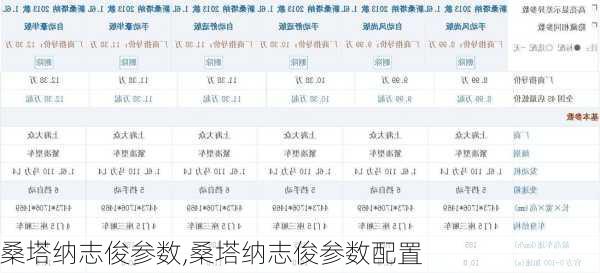 桑塔纳志俊参数,桑塔纳志俊参数配置