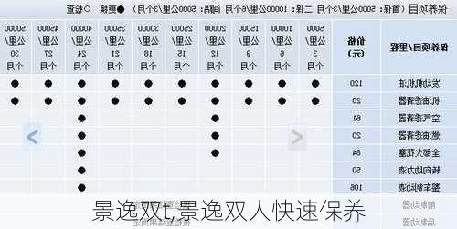 景逸双t,景逸双人快速保养