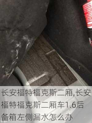 长安福特福克斯二厢,长安福特福克斯二厢车1.6后备箱左侧漏水怎么办