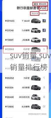 suv销量,suv销量排行榜