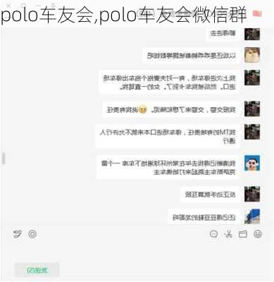 polo车友会,polo车友会微信群