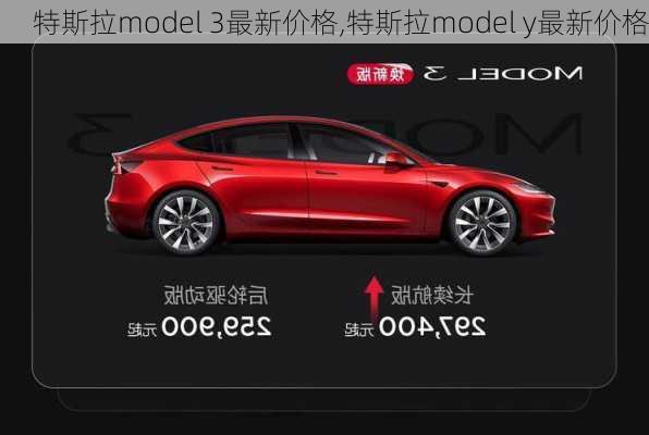 特斯拉model 3最新价格,特斯拉model y最新价格