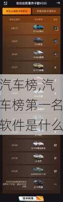 汽车榜,汽车榜第一名软件是什么