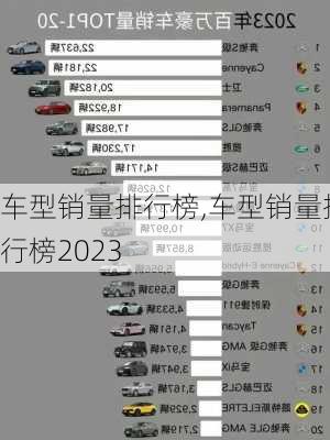 车型销量排行榜,车型销量排行榜2023