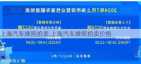 上海汽车牌照拍卖,上海汽车牌照拍卖价格