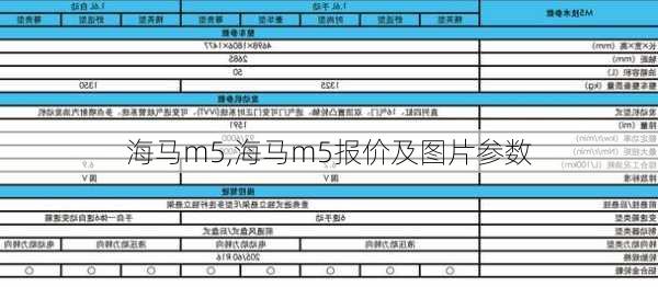 海马m5,海马m5报价及图片参数