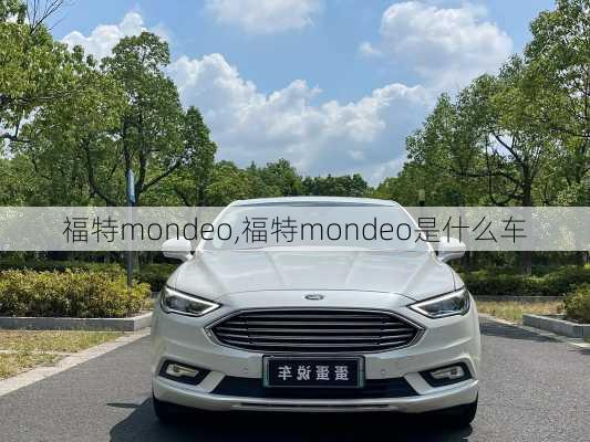 福特mondeo,福特mondeo是什么车