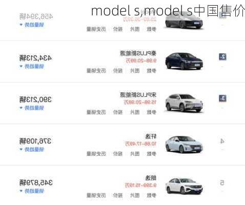 model s,model s中国售价