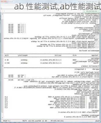 ab 性能测试,ab性能测试