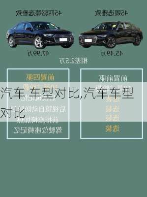 汽车 车型对比,汽车车型对比