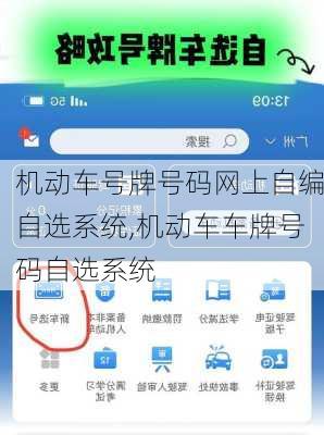 机动车号牌号码网上自编自选系统,机动车车牌号码自选系统