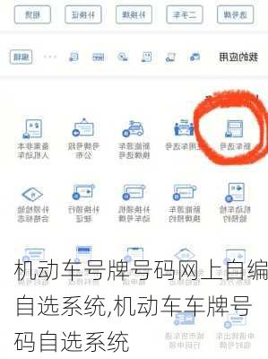 机动车号牌号码网上自编自选系统,机动车车牌号码自选系统